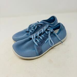 Whitin Blue Minimalist Barefoot Sneakers Lace-Up Lightweight Casual Shoes 40